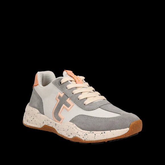 NEW TAOS Canvas Titan Comfort Trek Sneakers in grey/peach for women 1125 5t3 - Picture 2 of 7